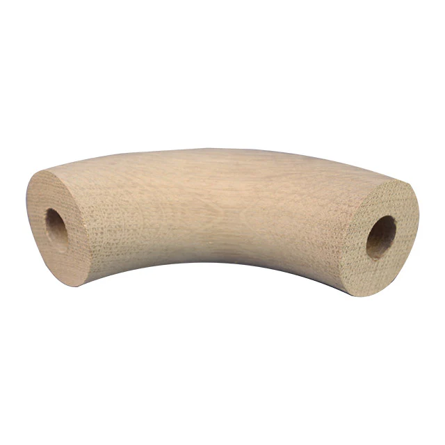 Designer Rail - 43mm diam - 90 deg Bend (American Oak) - Image 2