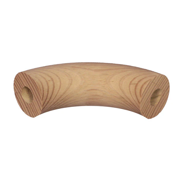 Designer Rail - 43mm diam - 90 deg Bend (Vic Ash) - Image 2