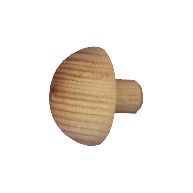 Designer Rail - 43mm diam - Domed End Cap (Vic Ash)