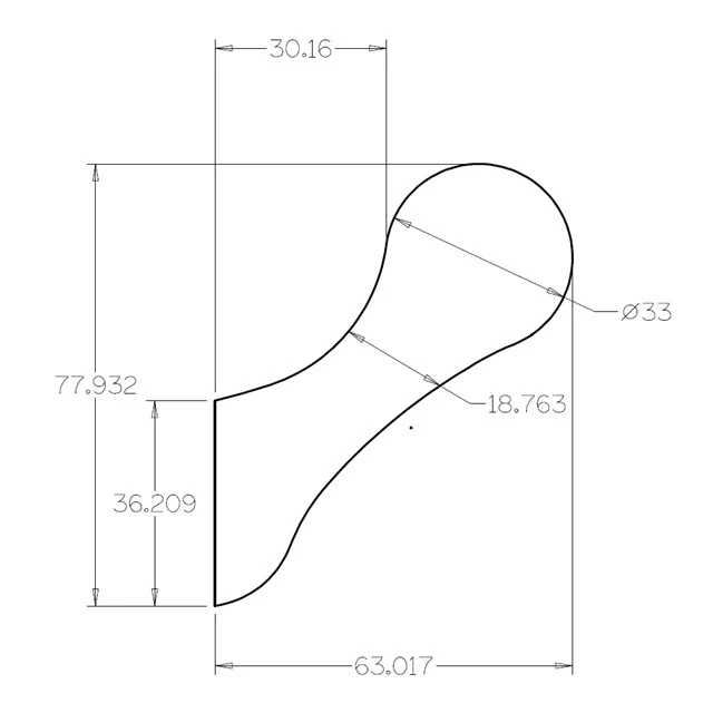 Pigs Ear Handrail (American Oak) - Bulk Buy / Random Lengths - Image 4
