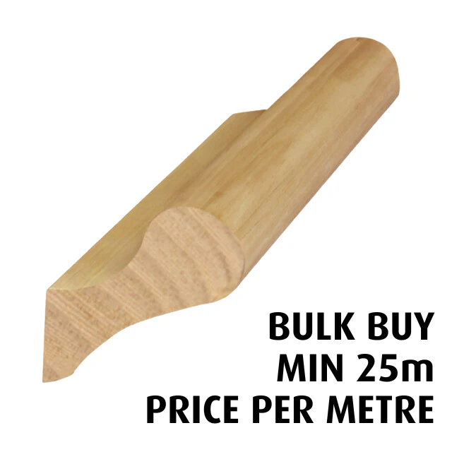 Pigs Ear Handrail (Pine) - Bulk Buy / Random Lengths - Image 2