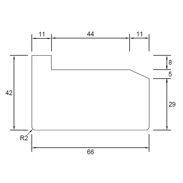 66x42 Deck Base Rails - Bulk Buy / Random Lengths - Image 3