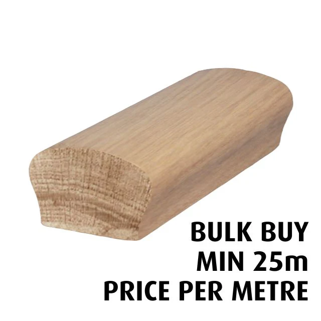 Victorian Handrail (American Oak) - Bulk Buy / Random Lengths - Image 2