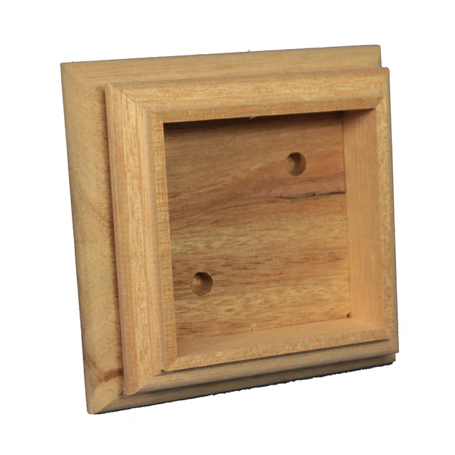 Scallop Tops for Stairs for 90sq Posts (Meranti) - Image 2