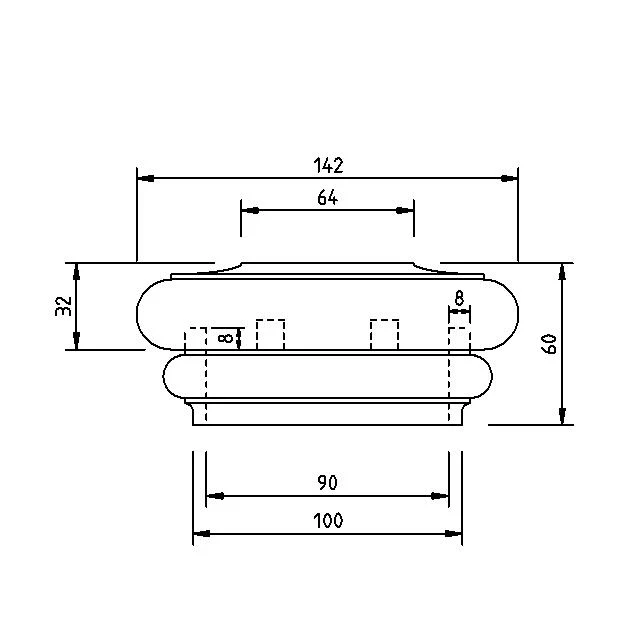 Scallop Tops for Stairs for 90sq Posts (Meranti) - Image 3