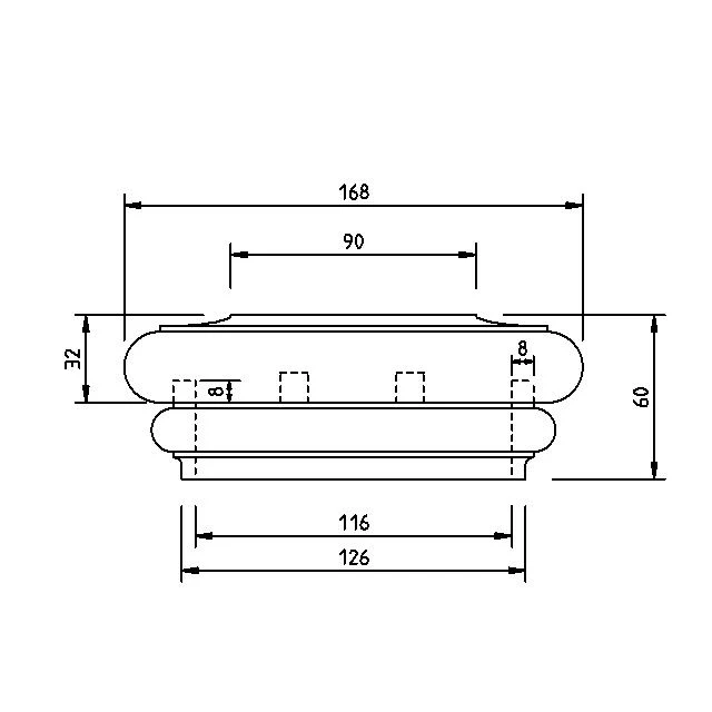 Scallop Tops for Stairs for 115sq Posts (Blackbutt) - Image 3