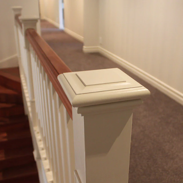 Scallop Tops for Stairs for 115sq Posts (Pine) - Image 3