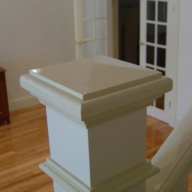 Pyramid Tops for Stairs for 90sq Posts (Pine) - Image 4