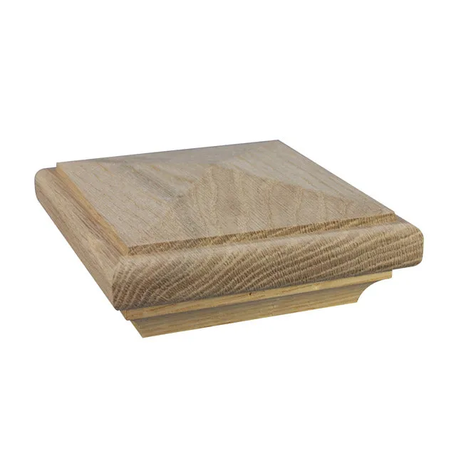 Pyramid Tops for Stairs for 115sq Posts (American Oak)
