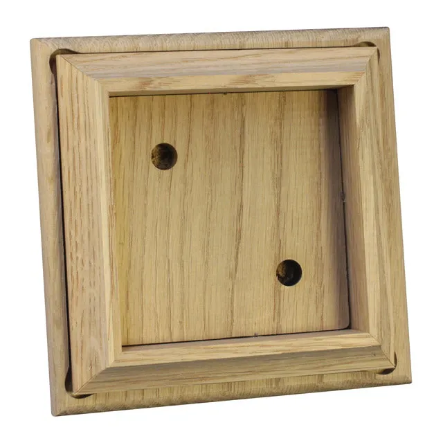 Pyramid Tops for Stairs for 115sq Posts (American Oak) - Image 2