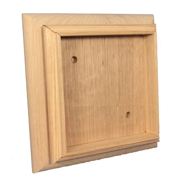 Scallop Tops for Stairs for 155sq Posts (American Oak) - Image 2