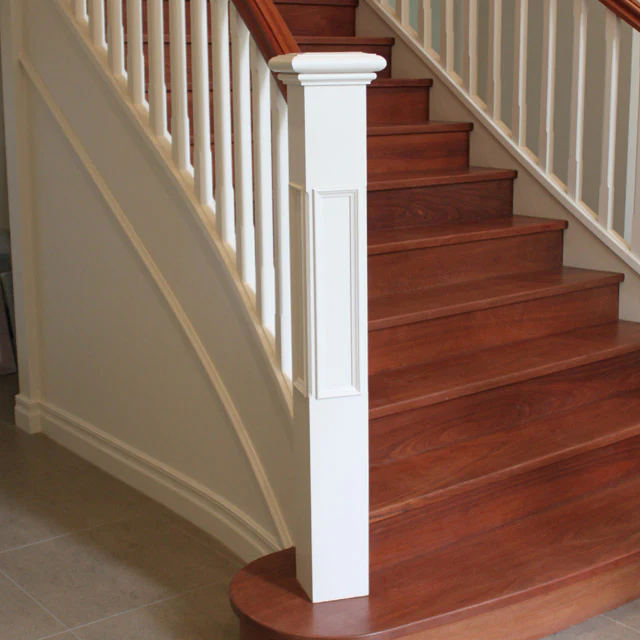 Prestige Plain Stair Posts with Recess 1500x155sq (Pine) - Image 3
