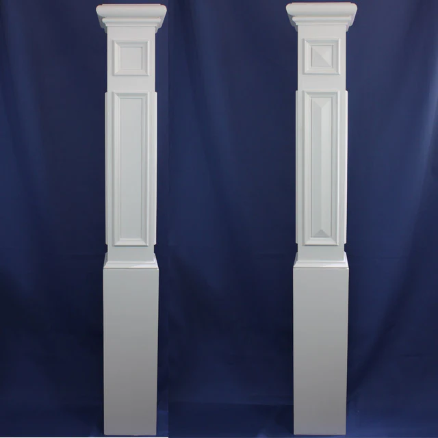 Short Flat Drop-In Panel for 115sq Stair Post - Image 2