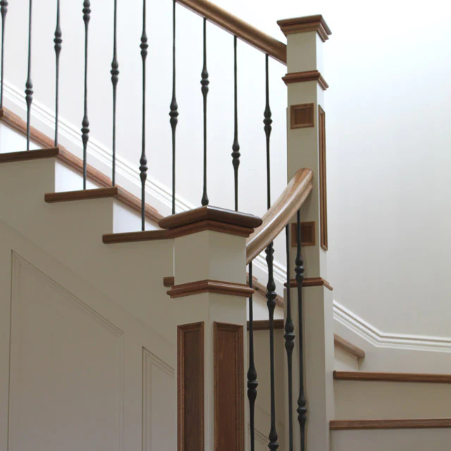 Short Flat Drop-In Panel for 115sq Stair Post - Image 3
