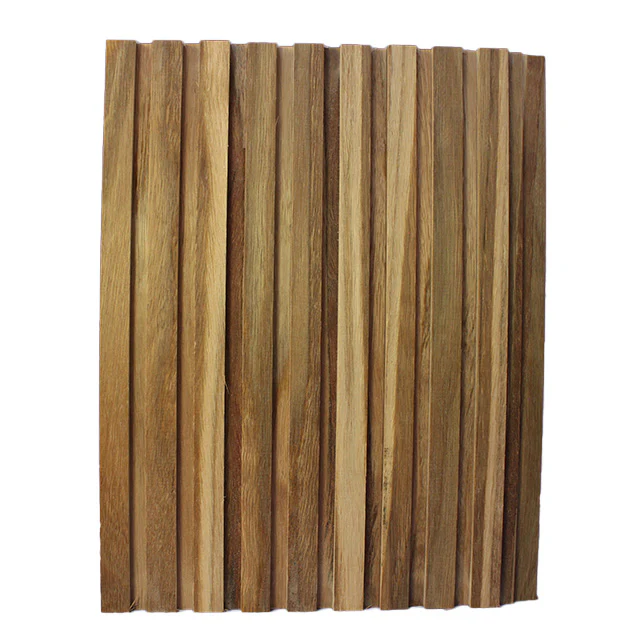 75mm "Forest" Timber Wall Panelling in Spotted Gum (Back Sawn) - Image 3