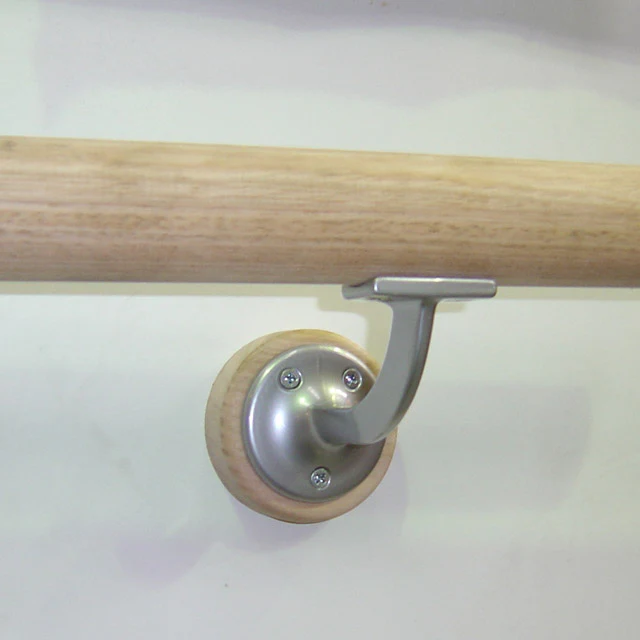 Wall Rosette for Stair Handrail Brackets (Vic Ash) - Image 2