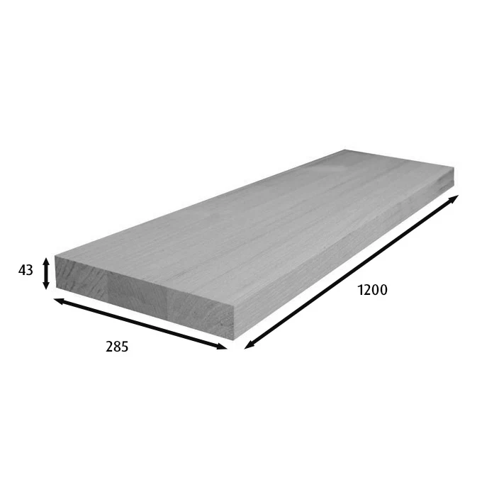 1200x285x43mm Stair Treads (Vic Ash) - Image 3