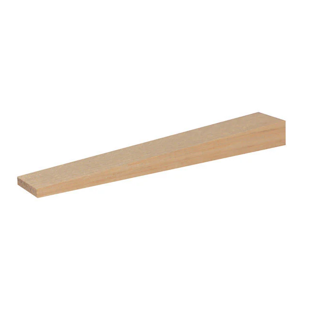 Wedge for Fixing Treads and Risers to Stair Stringers