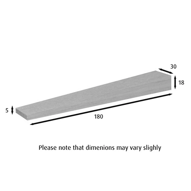 Wedge for Fixing Treads and Risers to Stair Stringers - Image 3