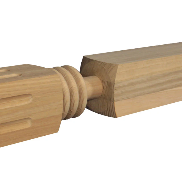 1340mm Extension Timber Stair Posts (American Oak) - Image 3
