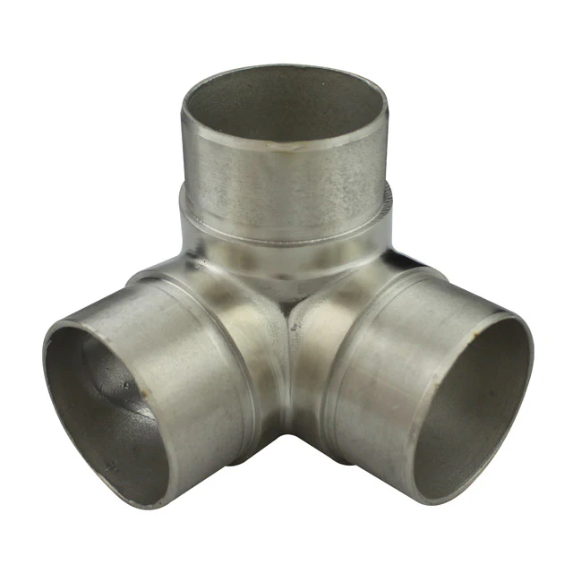 90 degree T for 38.1 Round Satin Tube - Image 2