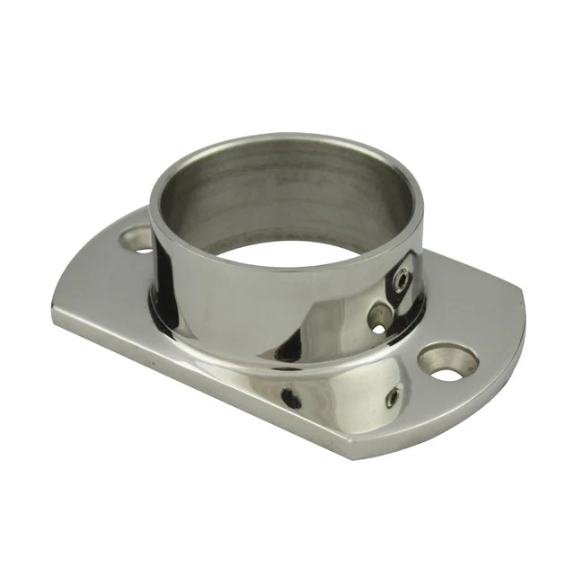 Oblong Base Plate for 38.1 Round Mirror Tube