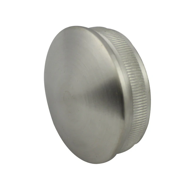 Radiused End Cap for 38.1 Round Satin Tube