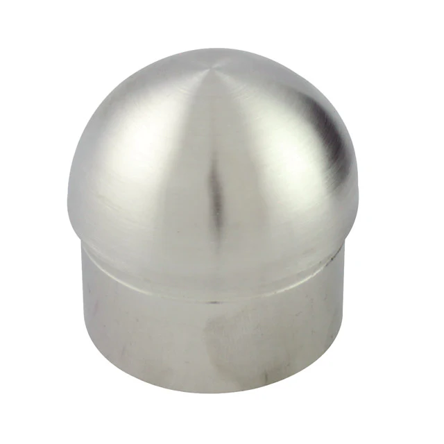 Half Ball End Cap for 38.1 Round Satin Tube - Image 2