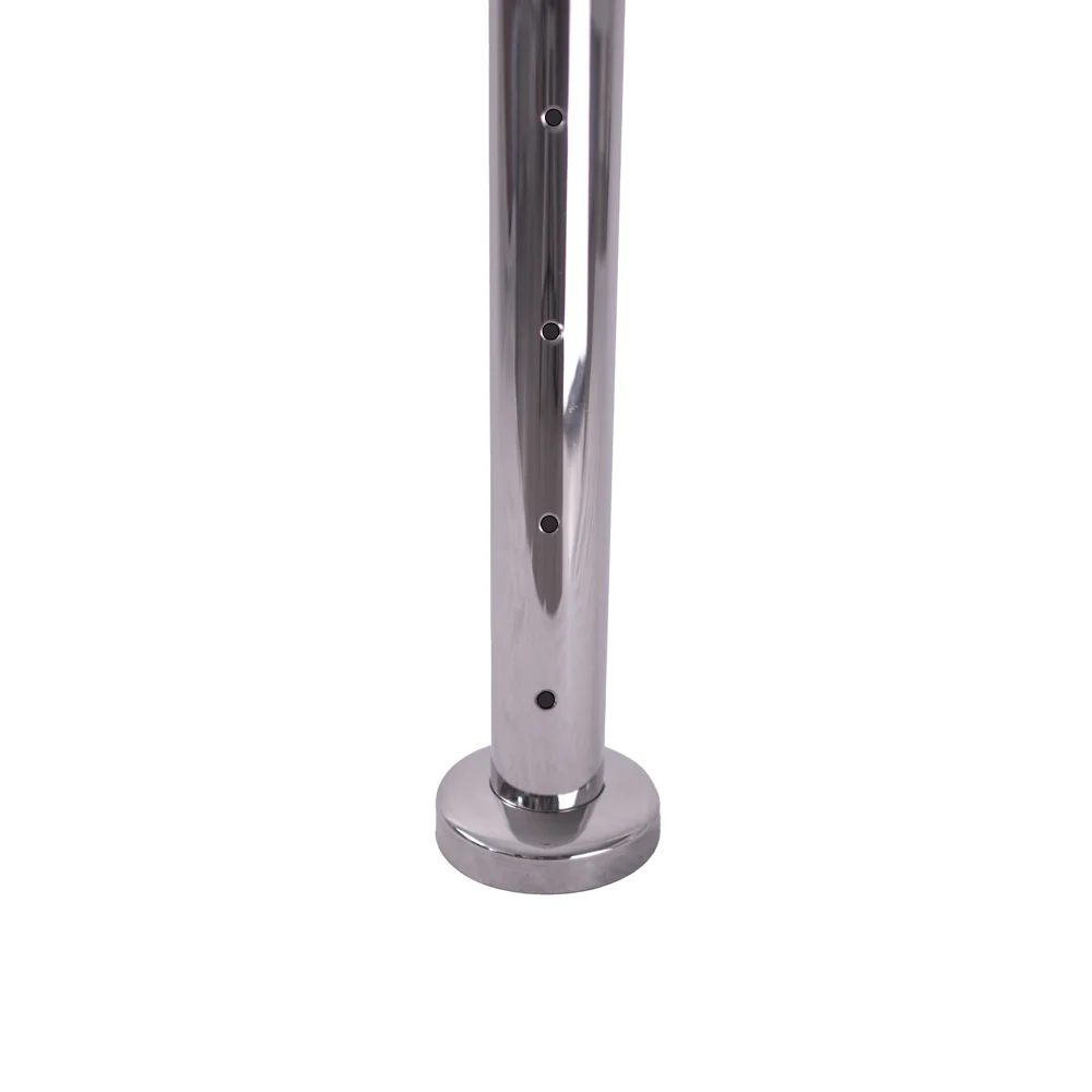 Round Intermediate Post for Horizonal Balustrade - Mirror - Image 5