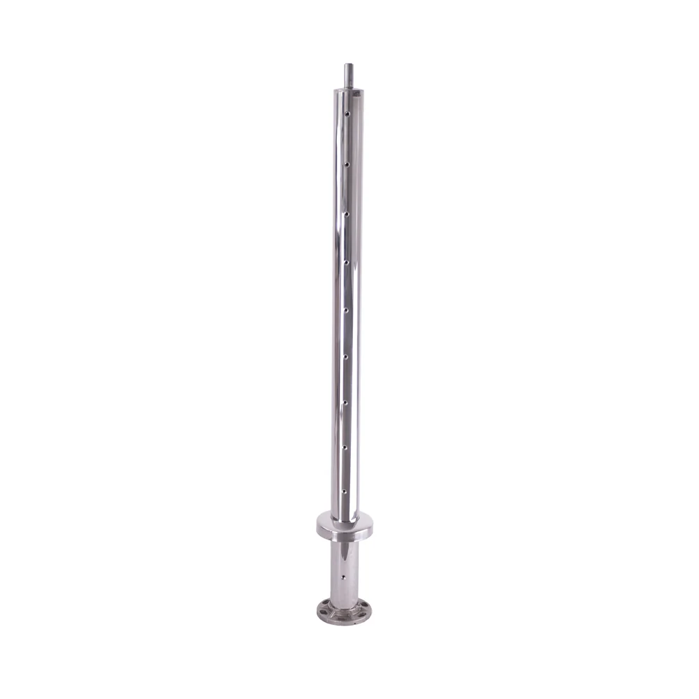Round End Post for Horizontal Balustrade - Mirror