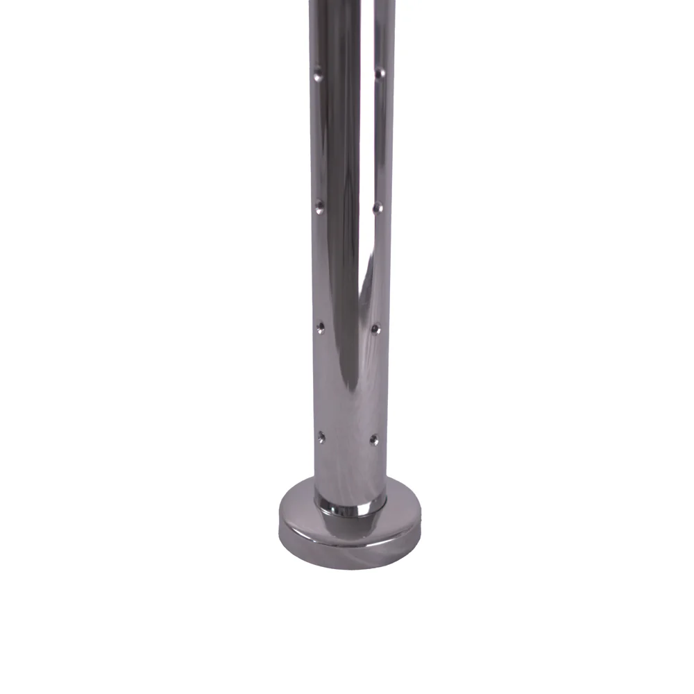 Round Corner Post for Horizontal Balustrade - Mirror - Image 5