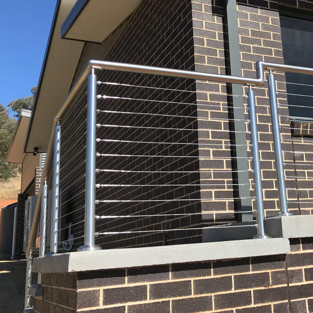 Round Corner Post for Horizontal Balustrade - Mirror - Image 6