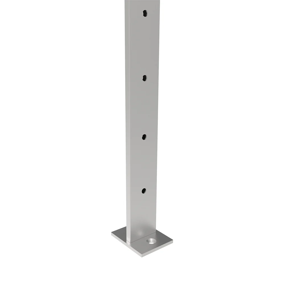 Flat Intermediate Post with 11 Holes - Satin - Image 2