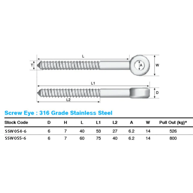 Coach Screw BLACK- 60mm - Image 2