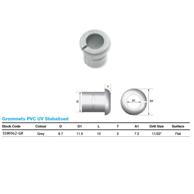Grommet (Grey) for 3.2mm and 4.0mm Wire - Image 3