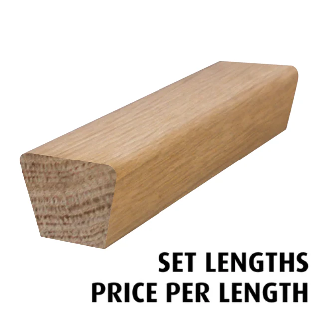 Vancouver Handrail (American Oak) - Set Lengths - Image 2