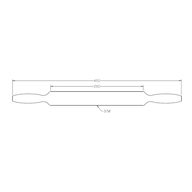 Australian Made Wooden Rolling Pin - Image 3